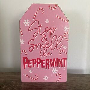 Pink Peppermint Sign